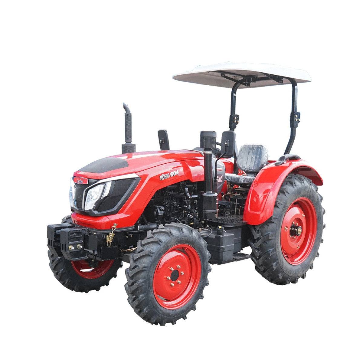 Tractor 60CP 4x4, rosu cu semicabina KONIG 604, Cod: DISGK25, Brand: KONIG TRAKTOREN