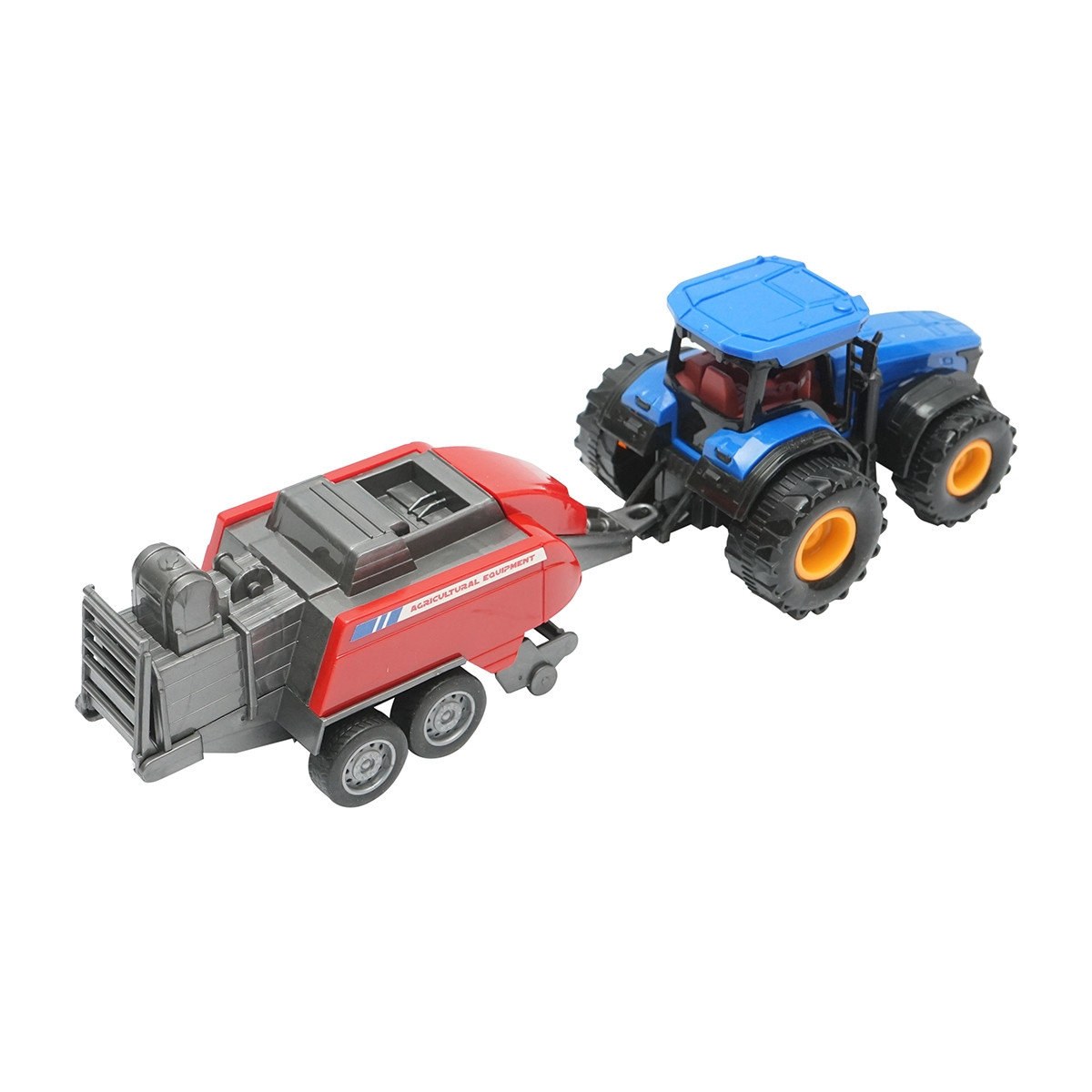 Tractor albastru cu remorca, 304x85x83mm jucarie copii +3 ani, Cod: DISLW89B - 3 | YEO