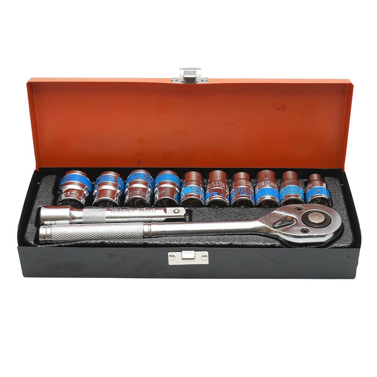 Trusa chei tubulare 8-22mm, 1/2 antrenor cu clichet 12 piese , Cod: DISLZ52, Brand: BRECKNER GERMANY