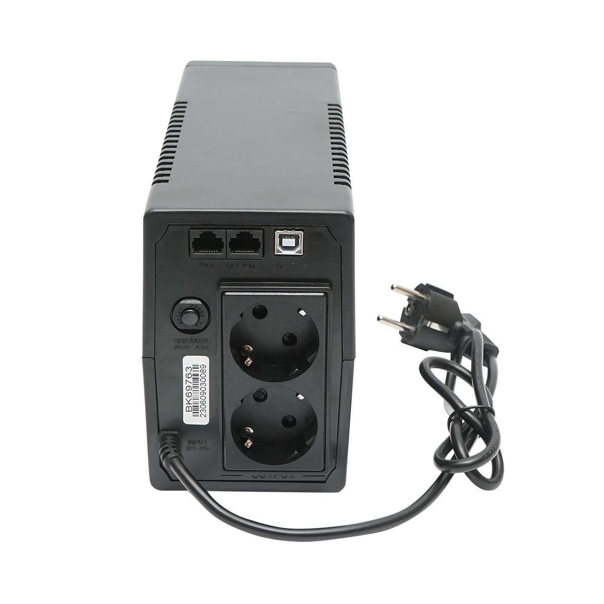 UPS 600VA/360W cu baterie 7Ah si 2 prize shuko, LCD, USB, AVR, Cod: BK69763, Brand: BRECKNER GERMANY - 3 | YEO