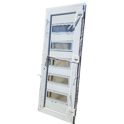 Usa, PVC & termopan, 80x210cm, alba, dreapta, Kirchberger, 7cm, 6 camere, panel decorativ