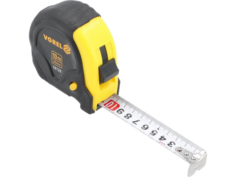 VOREL Bandă de măsurare 10 m x 25 mm cauciucată - 1 | YEO