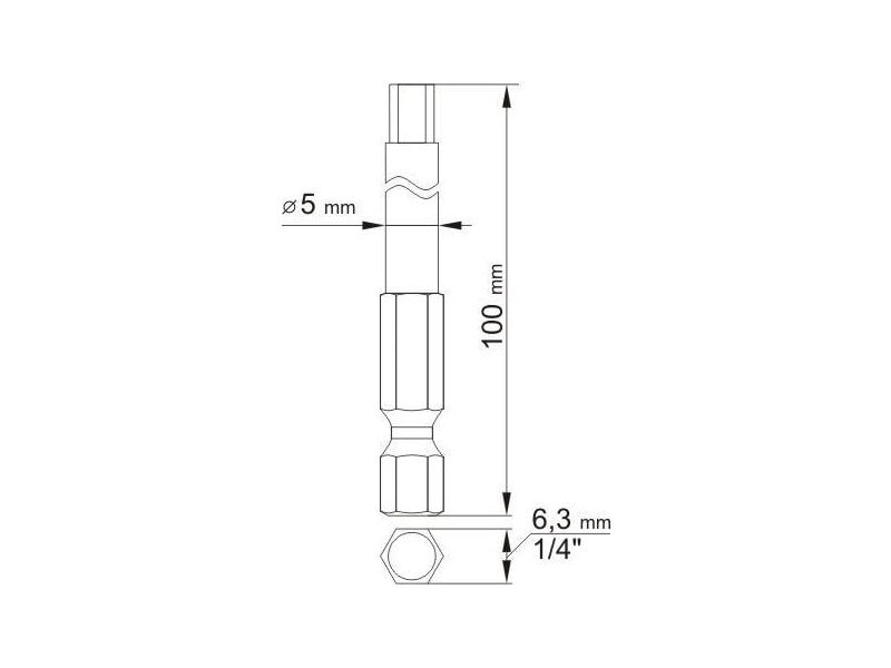 YATO Bithegy imbus 3,0 + 5,0 mm x (2 buc)