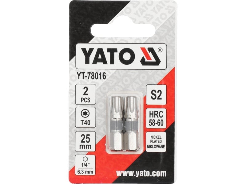 YATO Bithegy T40 x 25 mm (2 buc)