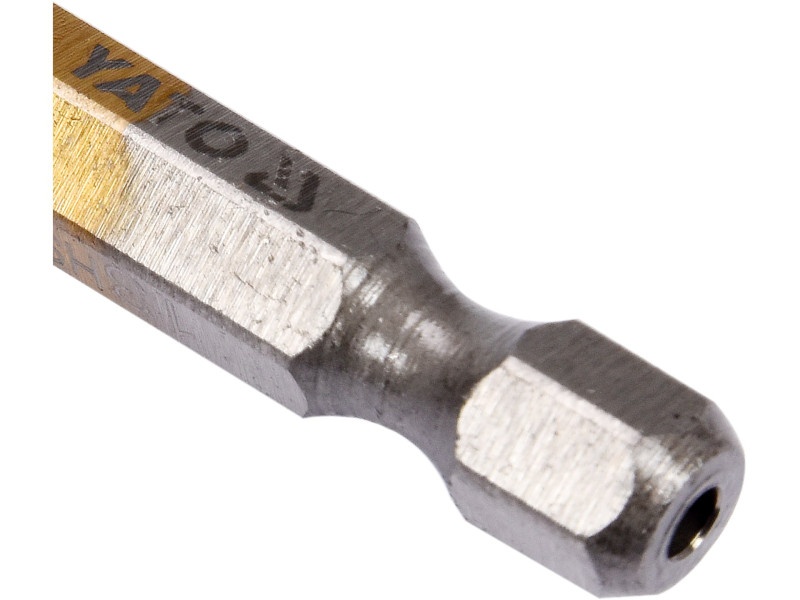 YATO Burghiu de frezat metalic 7,0 x 92 mm suport bit HSS-TiN - 3 | YEO