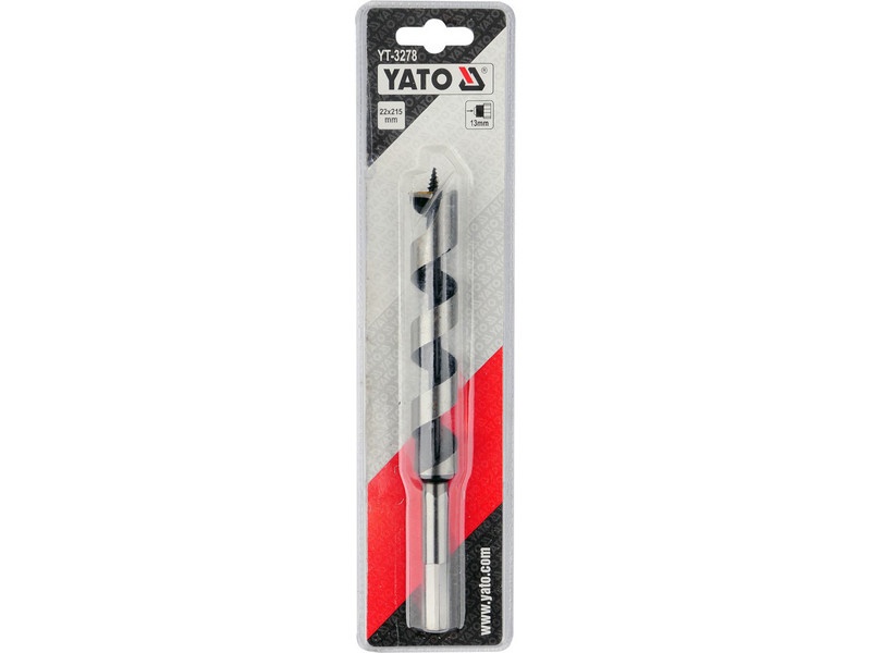 YATO Burghiu pentru lemn 22 x 230 mm Hex - 1 | YEO