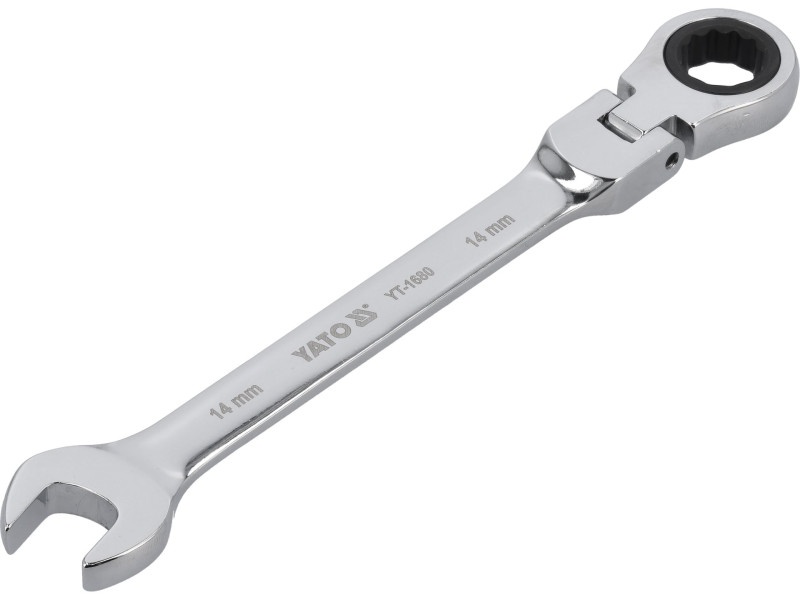 YATO Cheie cu clichet stea cu clichet 14 mm / 185 mm 72T CrV - 2 | YEO