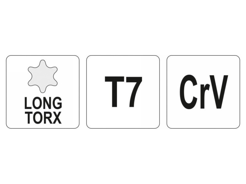 YATO Cheie Torx T7 lungă - 1 | YEO