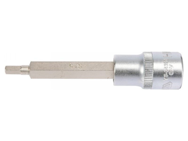 YATO Cheie tubulară cu bit lung Imbus 1/2" 5 mm CrV - 1 | YEO