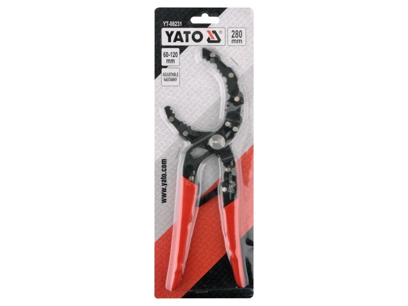 YATO Clește pentru îndepărtarea filtrului de ulei 60-120 mm - 2 | YEO