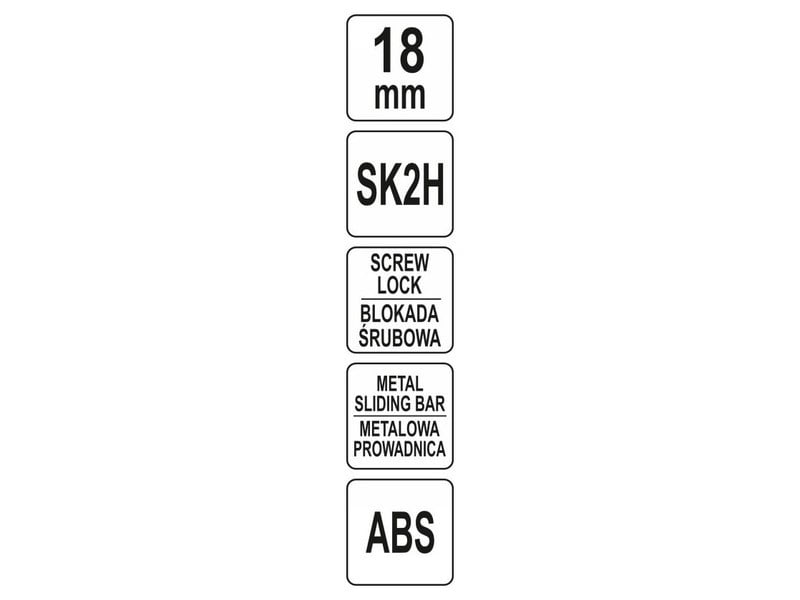 YATO Cuțit cu lamă fragilă 18 mm extra ascuțit - 4 | YEO