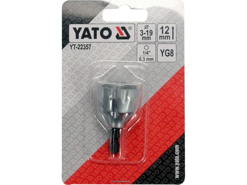 YATO Debavurator extern 1/4" 3-19 mm