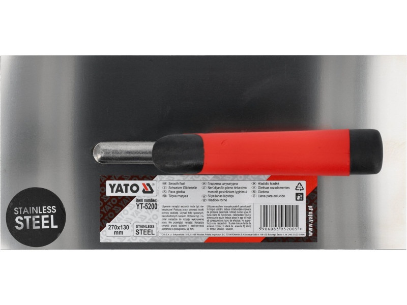 YATO Glettvas 130 x 270 mm inox - 2 | YEO