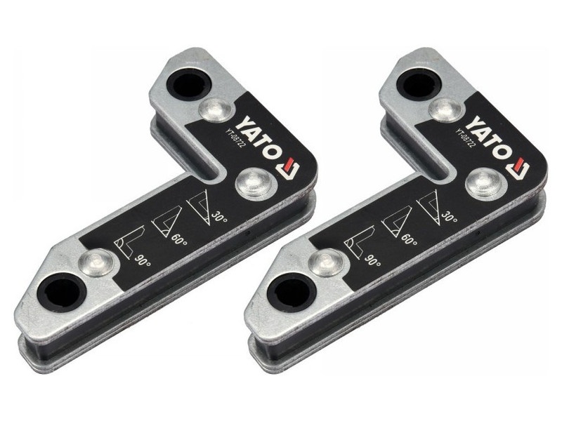 YATO Magnet suport piesă de sudură 30-60-90°/25 kg (2 buc) - 1 | YEO