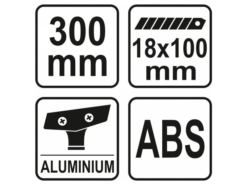 YATO Racletă pentru sticlă 300 mm - 2 | YEO