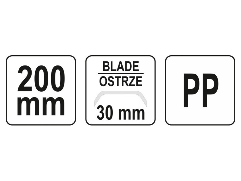 YATO Racletă pentru vopsea 30 mm - 4 | YEO