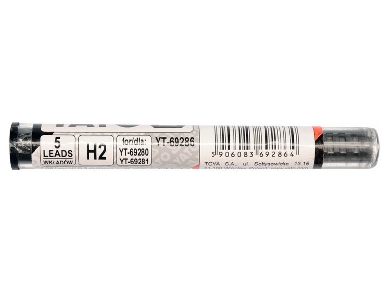 YATO Răzuitor cu inserție de grafit 110 mm gri H2 (5 buc)