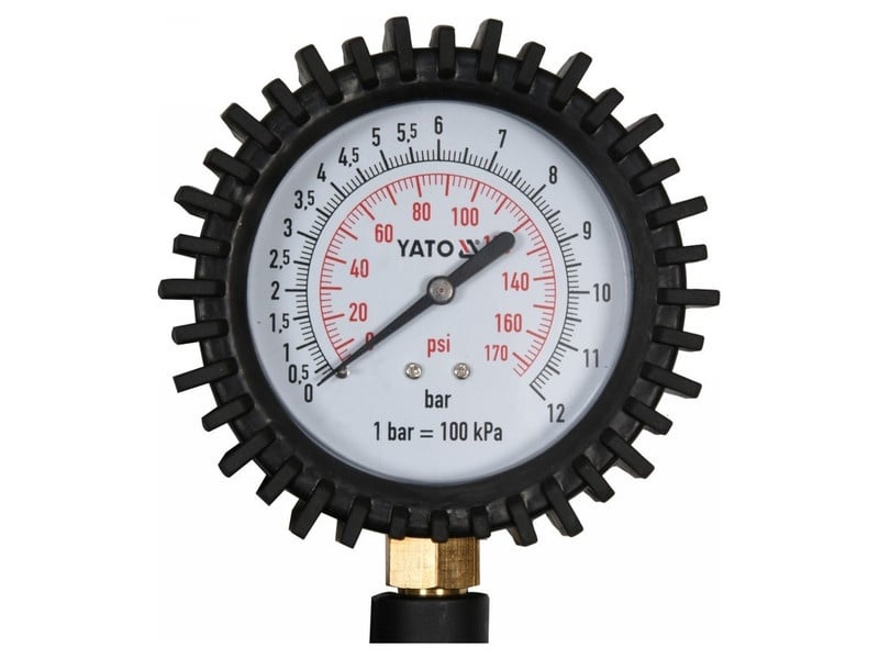 YATO Roată Suflantă Gun cu manometru 1/4" - 1 | YEO