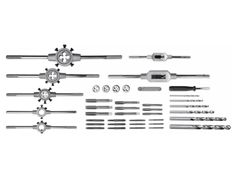 YATO Set burghie și freză (manual) 44 piese HSS M3-M12