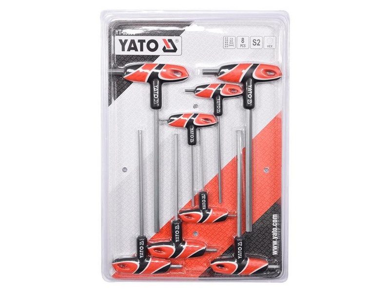 YATO Set chei Allen 8 piese 2,5-10 mm S2 - 1 | YEO