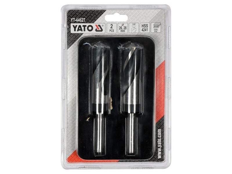 YATO Set de burghie Twist 2 piese 26-28 mm HSS - 2 | YEO