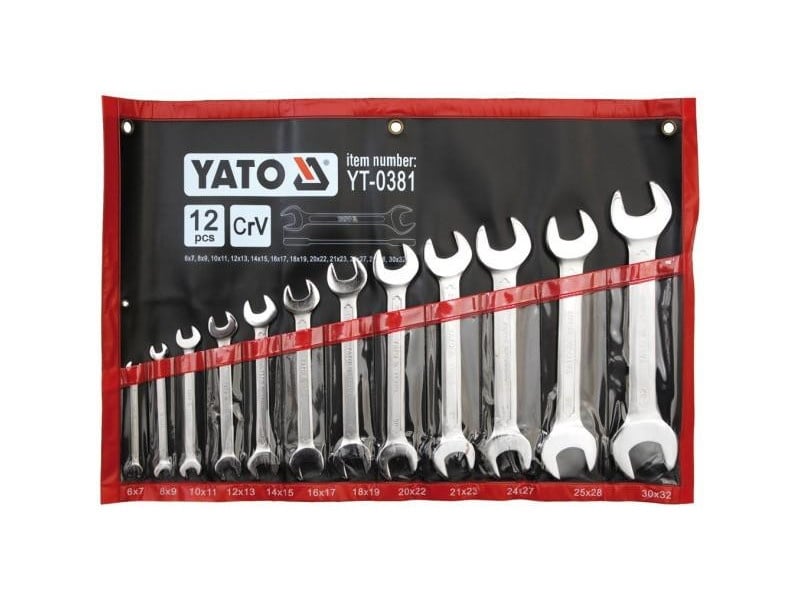 YATO Set de chei 12 piese 6-32 mm CrV