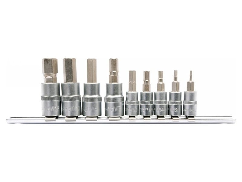 YATO Set mufe 9 piese Imbus 1/4", 3/8" CrV