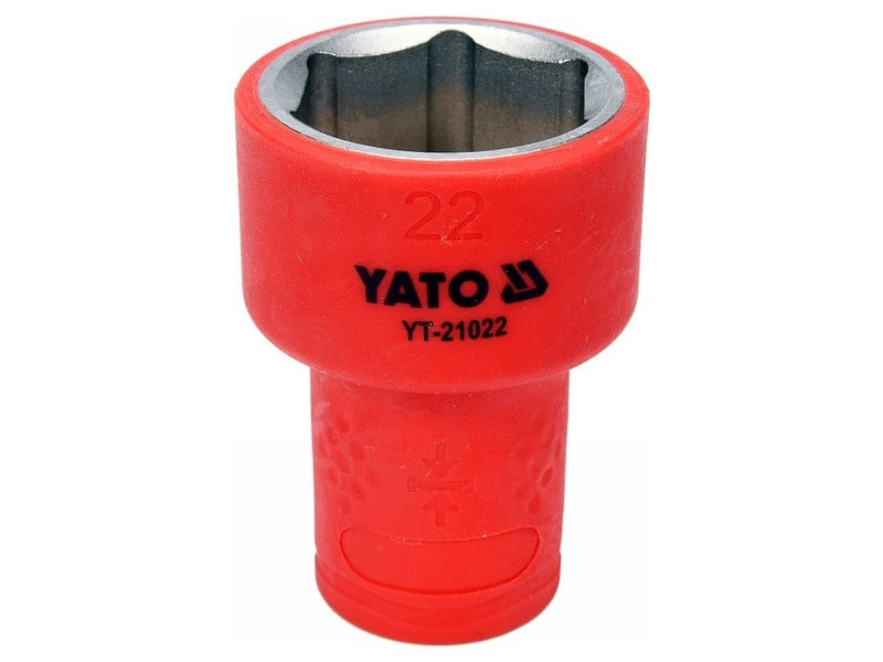 YATO Ștuț izolat 3/8" 22 mm 1000 V CrV