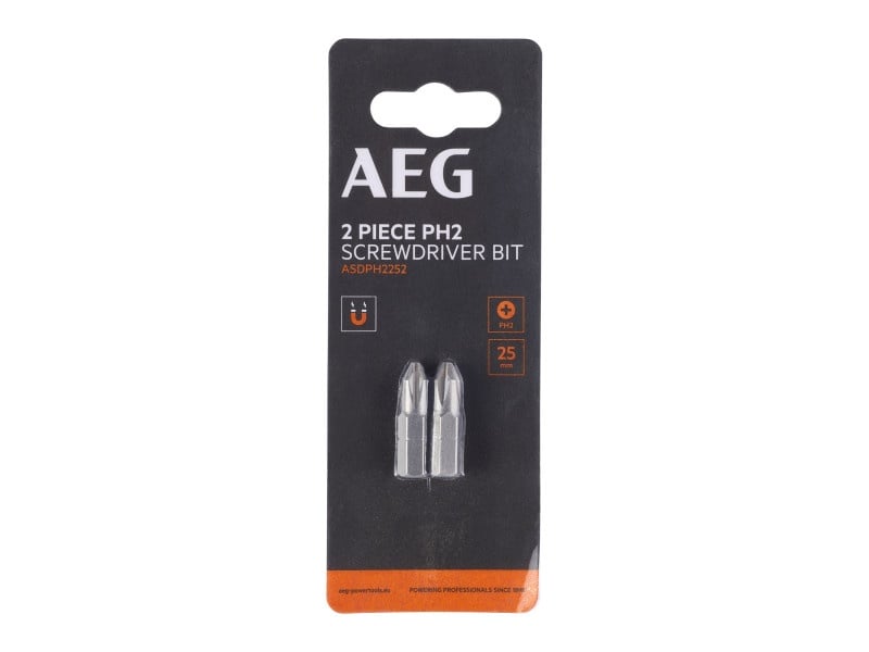 AEG Bit punct PH2 x 25 mm 1/4" (2 buc) - 2 | YEO