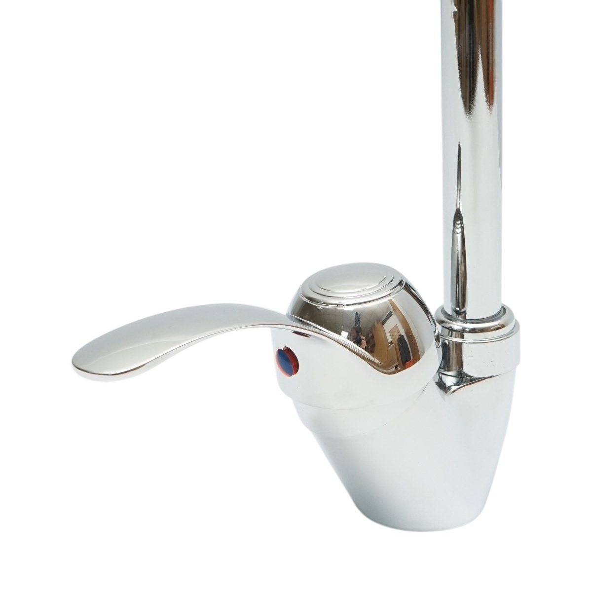 Baterie chiuveta bucatarie rotativa monocomanda, cartus ceramic, crom lucios, Cod: DISSY38