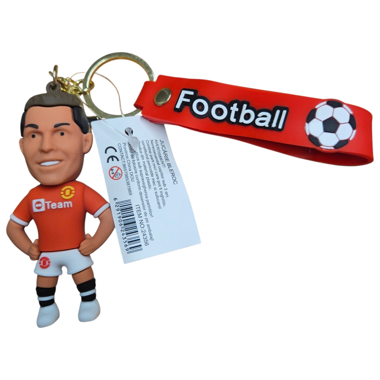 Bax 12× Brelocuri Cristiano Ronaldo & Lionel Messi – Modele Mixte, Diverse Echipamente