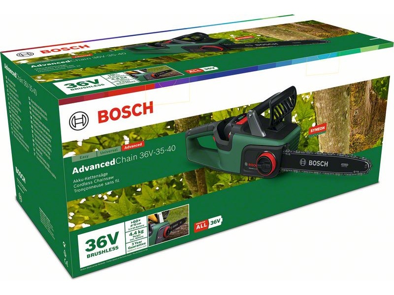 BOSCH drujbă fără fir AdvancedChain 36V-35-30 (1 x baterie 2.0 Ah + încărcător) - 2 | YEO