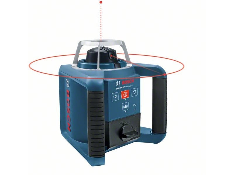 BOSCH GRL 300 HV Laser rotativ + BT 300 Stand + GR 240 Bara de măsurare + LR 1 Receptor laser + RC 1 Telecomandă