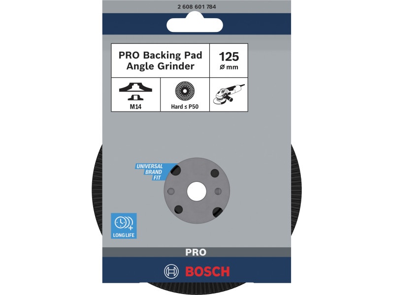 BOSCH PRO Disc de cauciuc dur 125 mm / M14 - 1 | YEO