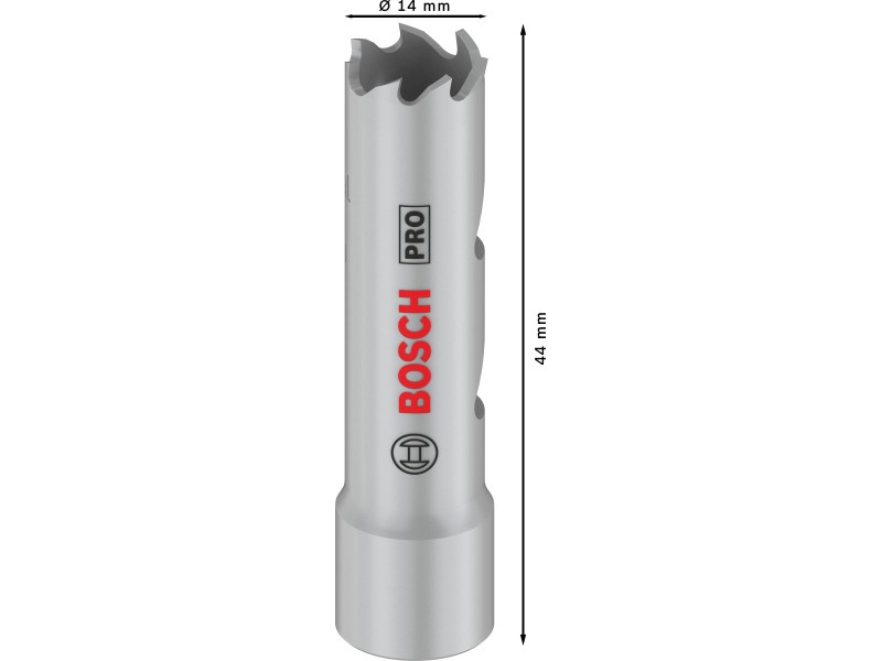 BOSCH PRO Freze circulare 14 mm (8% cobalt) filetate Multi Material - 2 | YEO