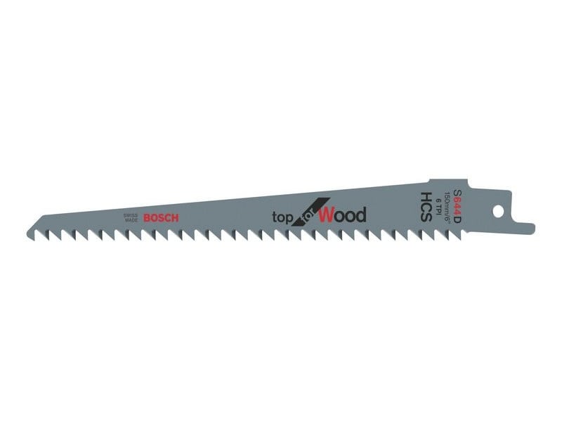 BOSCH Sabie de ferăstrău pentru lemn S 644 D 150 mm / 6TPI Top pentru lemn (2 buc)