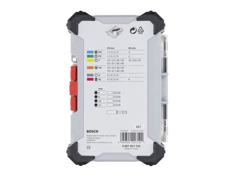 BOSCH Set de biți de înșurubare 43 piese Extra Hard - 3 | YEO