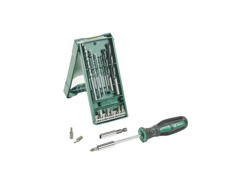 BOSCH Set de biți și burghie 15 piese Mini X-Line