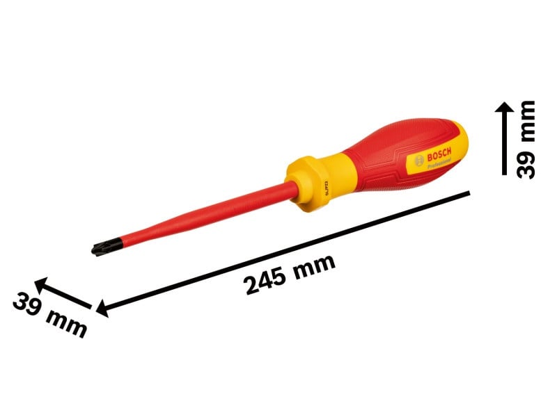 BOSCH Șurubelniță SL/PZ2 x 125 mm izolată până la 1000 V