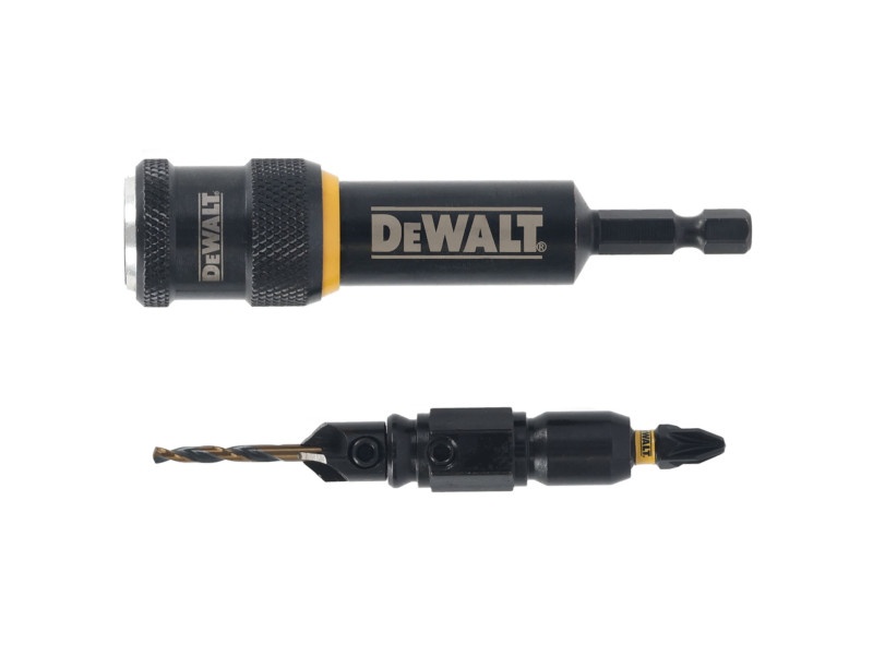 Burghiu DEWALT + burghiu pilot 8 mm + vârf de bit PZ2 x 25 mm - 2 | YEO