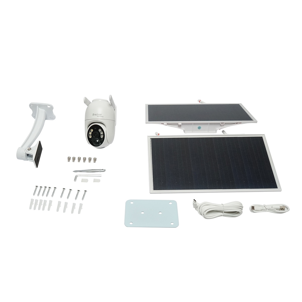 Camera supraveghere 2MP cu panou solar si baterie 18000mAh, cartela sim 4G, rotativa 360 grade PTZ, detectie umana PIR si aplicatie Ubox, Cod: BK79913 - 1 | YEO