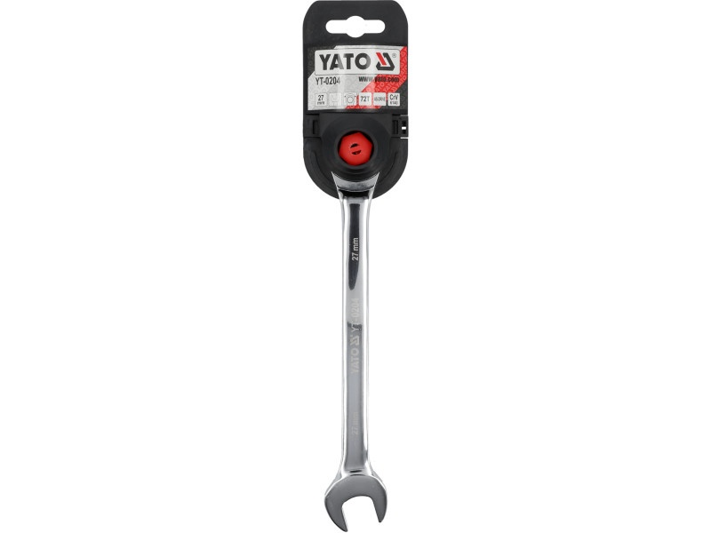 Cheie cu clichet YATO Star 27 mm / 355 mm 72T CrV - 1 | YEO