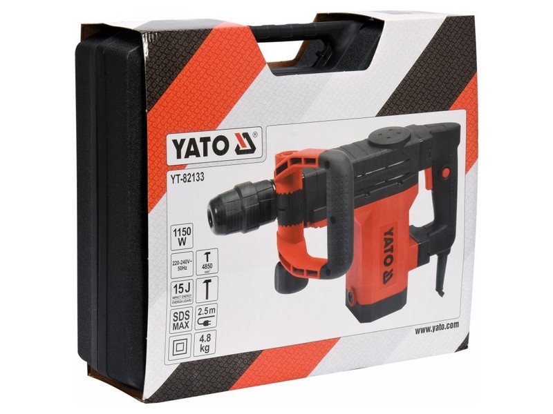 Ciocan de demolare YATO SDS-Max 15 J 1150 W - 4 | YEO