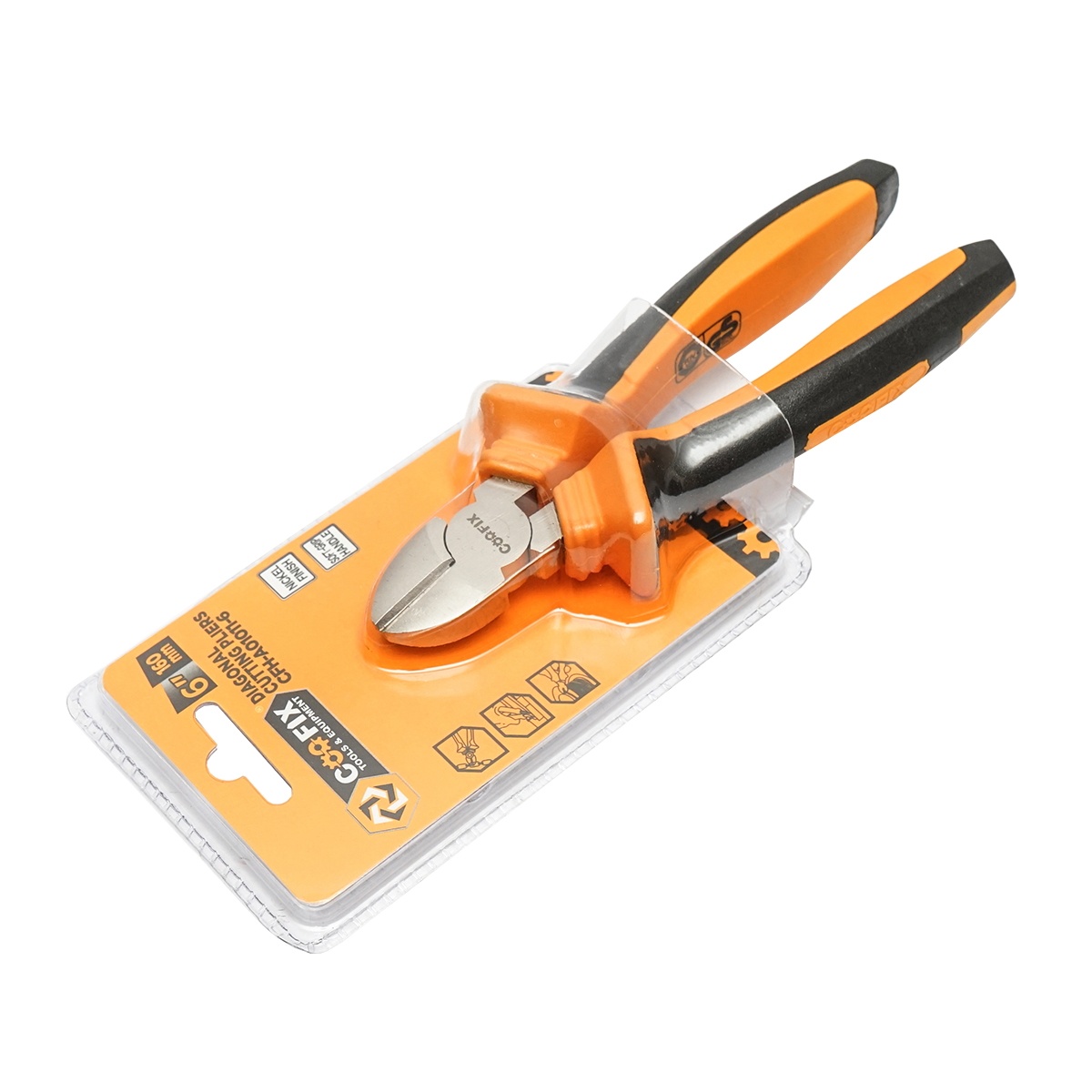 Cleste sfic cu tais lateral 160mm profesional cu finisaj nichelat, Cod: BK89523, Brand: COOFIX - 2 | YEO