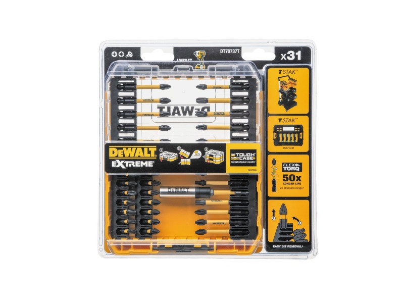 DEWALT Flextorq Set de vârfuri de biți 25 piese - 3 | YEO