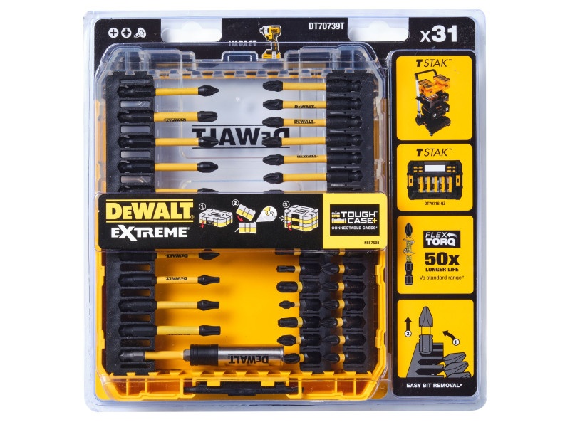 DEWALT Flextorq Set de vârfuri de biți 31 bucăți - 2 | YEO