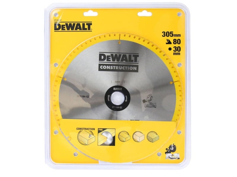 DEWALT Lamă de ferăstrău pentru lemn 305 x 30 x 2,4 mm / 80T ATB