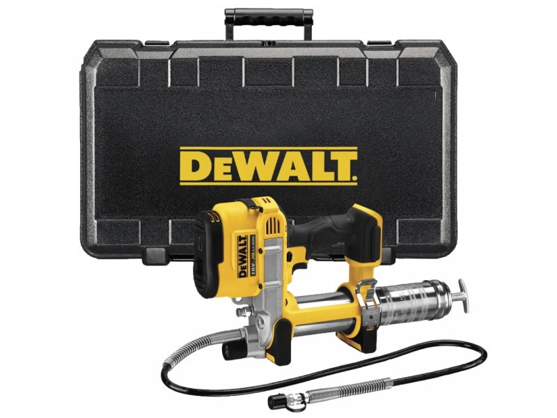 DEWALT pistol de ungere fără fir 18 V (acumulator + încărcător fără cutie) DCGG571NK