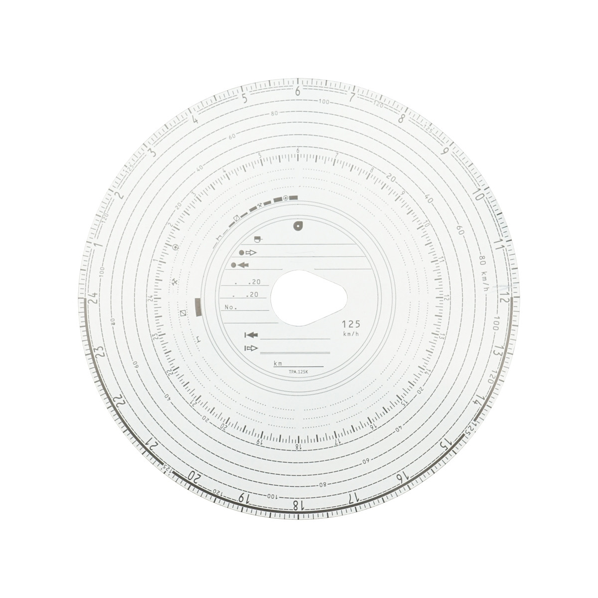 Diagrama tahograf analogic 125 km set 100/buc, Cod: BK87100, BRECKNER GERMANY - 3 | YEO