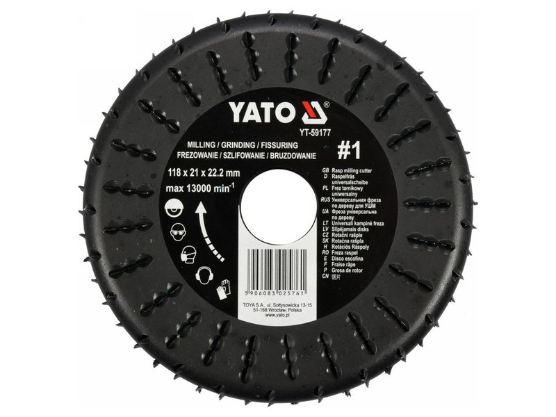 Disc pentru mop grosier YATO #1 118 x 21 mm